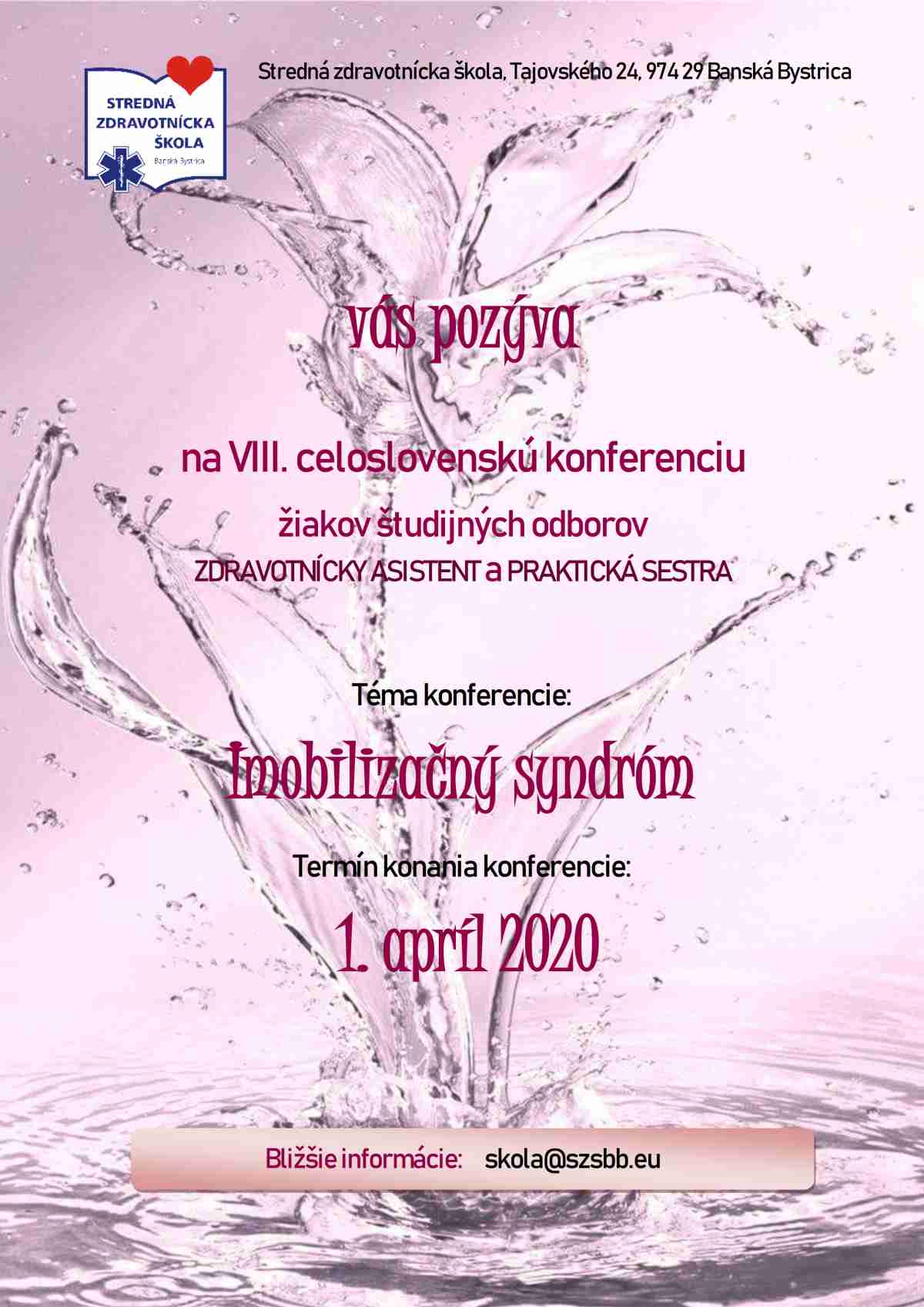 pozvanka za konferencia 2020